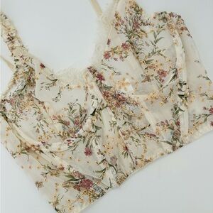 SHEIN longline bralette